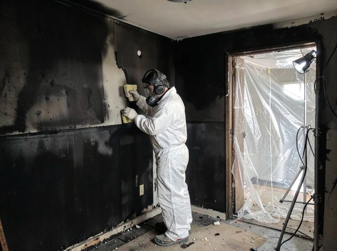Fire Damage Restoration company in Spruce, MI